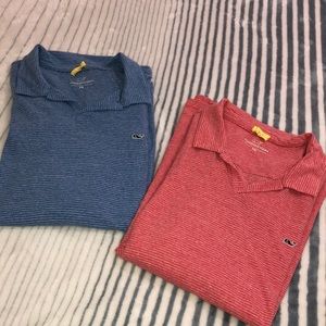 2 Vineyard Vines short sleeve polo shirts